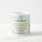 Gänseblümchen, Gänseblümchen, geben mich, den die Kaffeetasse (Mittel)