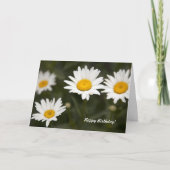 Gänseblümchen-Gänseblümchen Karte (Vorderseite)