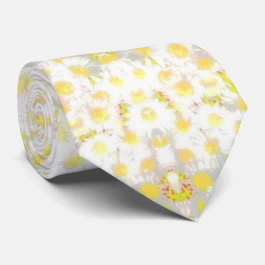 Gänseblümchen-Gänseblümchen Krawatte (Gerollt)