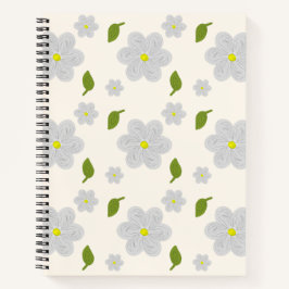 Gänseblümchen-Garten-Notizbuch Notizblock