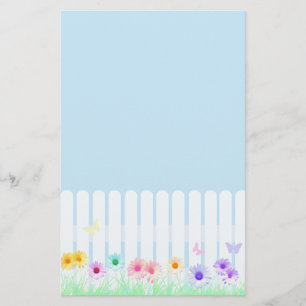 Gänseblümchen-Garten stationär Briefpapier