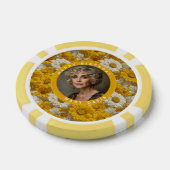 Gänseblümchen Garten Vierzig Geburtstage Mutter Ge Pokerchips (Einzeln)