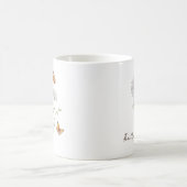 Gänseblümchen-Geburtsmonatsblume Kaffeetasse (Mittel)