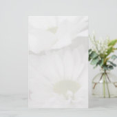 Gänseblümchen-Gedämpftes Blumen Briefpapier (Stehend Vorderseite)