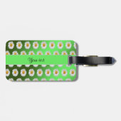 Gänseblümchen Gepäckanhänger (Rückseite horizontal)