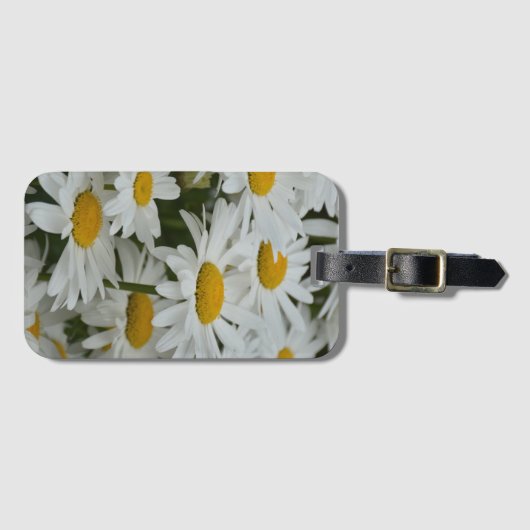Gänseblümchen Gepäckanhänger (Vorderseite (Horizontal))