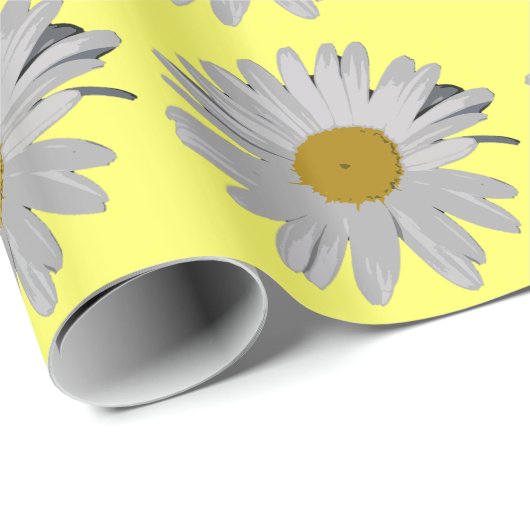 Gänseblümchen Geschenkpapier (Rolleneckpunkt)