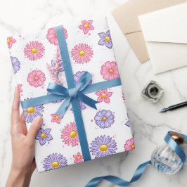 Gänseblümchen geschenkpapier