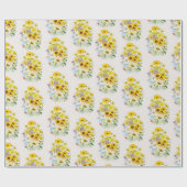 Gänseblümchen-Geschenkpapier Geschenkpapier (Flach)