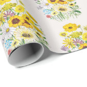 Gänseblümchen-Geschenkpapier Geschenkpapier (Rolleneckpunkt)