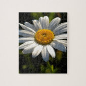 Gänseblümchen-Gesichts-Grün Puzzle (Vertikal)