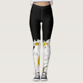 Gänseblümchen-Gewohnheits-Leggings Leggings (Vorderseite)