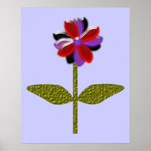 Gänseblümchen Glänzender Kunststoffdruck Poster