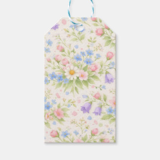 Gänseblümchen, Glockenblume & Blaue Blüten Botanik Geschenkanhänger