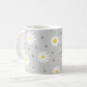 Gänseblümchen grau kaffeetasse (Vorderseite Links)
