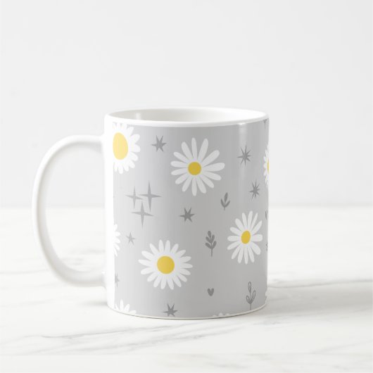 Gänseblümchen grau kaffeetasse (Links)