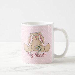 Gänseblümchen-Häschen-große Schwester Kaffeetasse