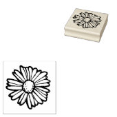 Gänseblümchen Illustration Gummistempel (Stempel)