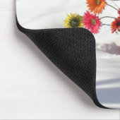 Gänseblümchen im Schnee Mousepad (Ecke)