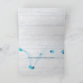 Gänseblümchen im Tupfenband für Schwester Karte (Innenseite)