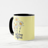 Gänseblümchen-Kaffeetasse Tasse (Vorderseite Links)