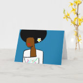 Gänseblümchen Karte (Gelbe Blume)