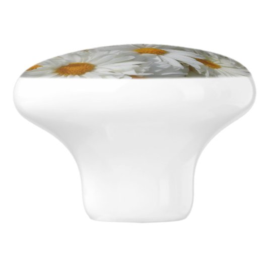 Gänseblümchen Keramikknauf (Seitenansicht)