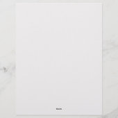 Gänseblümchen-Ketten Schreibwarenpapier Briefbogen (Rückseite)