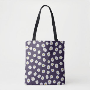 Gänseblümchen: kleines, nahtloses Muster. Tasche