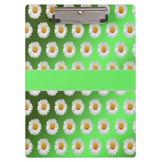 Gänseblümchen Klemmbrett (Vorderseite)