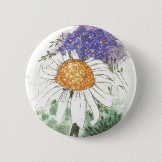 "Gänseblümchen-" Knopf Button (Vorderseite)