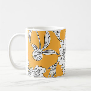 Gänseblümchen-Köpfe: Sommerliche Blumenlinie. Kaffeetasse