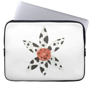 Gänseblümchen-Kuh 13 Zoll-Laptop-Hülse Laptopschutzhülle