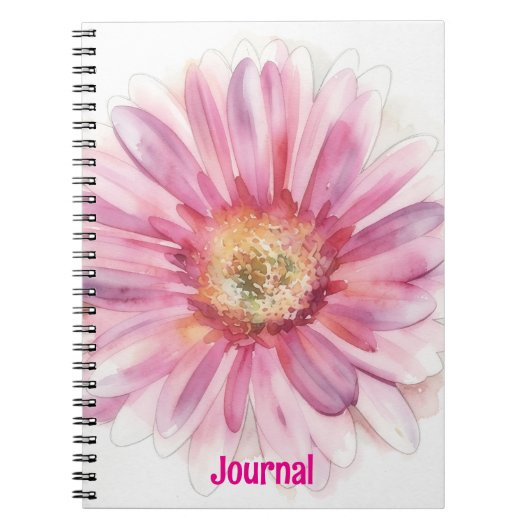 Gänseblümchen Kunst Personalisiertes Tagebuch (Vorderseite)