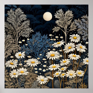 Gänseblümchen-Kunstposter Poster