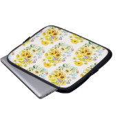 Gänseblümchen Laptopschutzhülle (Vorne Knopf)
