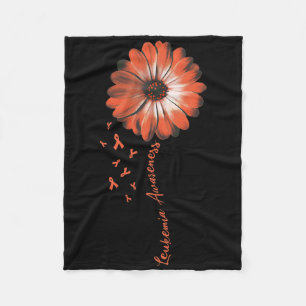 Gänseblümchen Leukämie-Bewusstseinsgeschenke Fleecedecke
