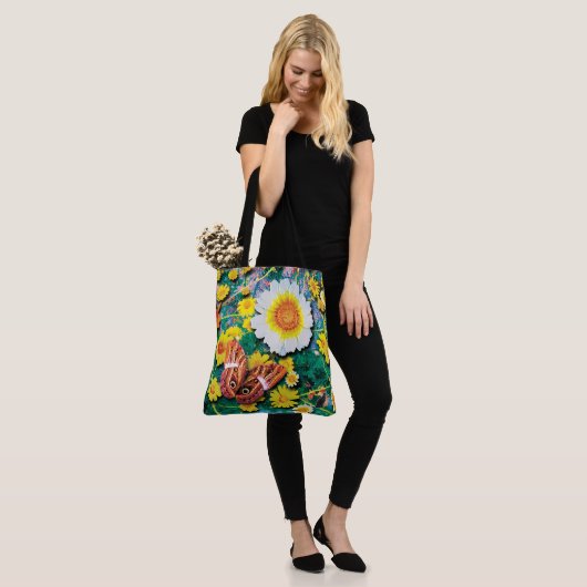 Gänseblümchen Mai Tasche (Am Model)