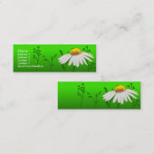 Gänseblümchen Mini Visitenkarte (Vorne/Hinten)
