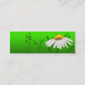 Gänseblümchen Mini Visitenkarte (Rückseite)