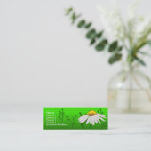 Gänseblümchen Mini Visitenkarte (Stehend Vorderseite)