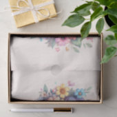 Gänseblümchen mit einem schönen Schmetterling Seidenpapier (Geschenk)