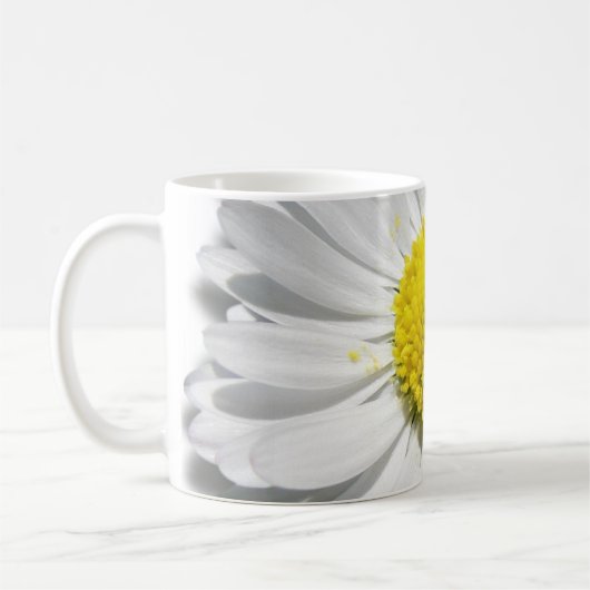 Gänseblümchen-/Mug-Größe 11oz Kaffeetasse (Links)