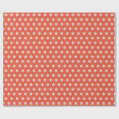 Gänseblümchen-Muster Geschenkpapier (Flach)