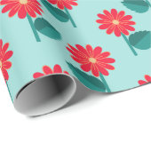 Gänseblümchen-Muster-Geschenkpapier Geschenkpapier (Rolleneckpunkt)