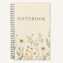 Gänseblümchen Notizbuch – Gepunktetes Journal