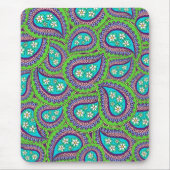 Gänseblümchen-Paisley-Mausunterlage Mousepad (Vorne)