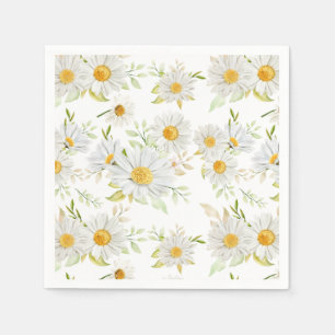 Gänseblümchen-Papier-Servietten, Blumen-Gartenpart Serviette