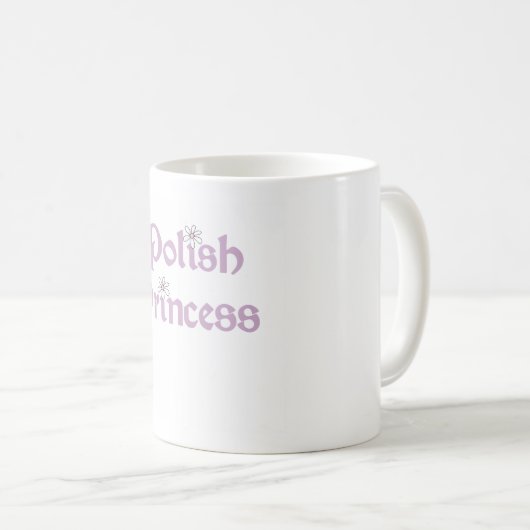 Gänseblümchen polieren Prinzessin Kaffeetasse (VorderseiteRechts)