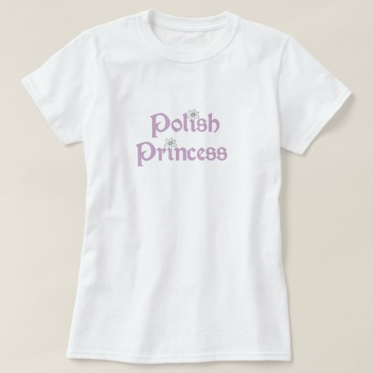 Gänseblümchen polieren Prinzessin T-Shirt (Design vorne)